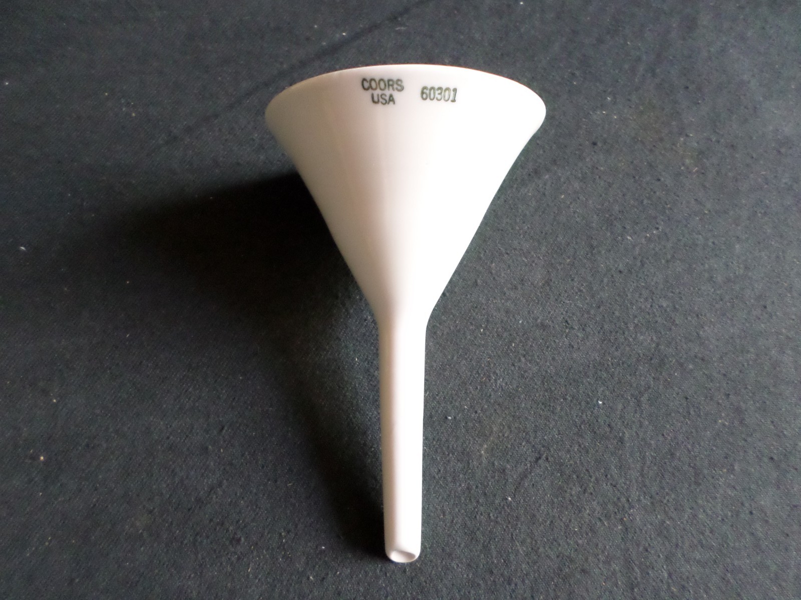 Coors Porcelain 50mL Perforated Hirsch Funnel Fits 40-47mm Paper, Shallow 60301