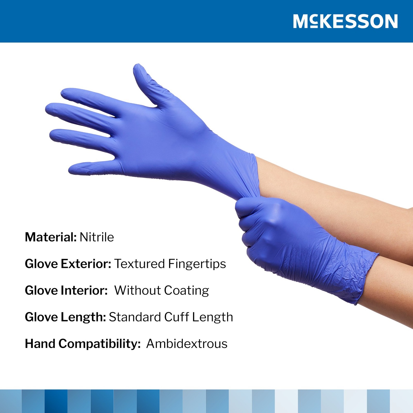 McKesson Confiderm Nitrile Exam Glove – 250 per Box