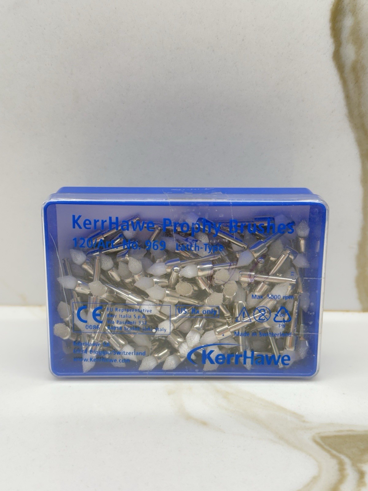 PROPHY BRUSHES KERR HAWE BOX OF 120 UNITS,SWITZERLAND – No. 969