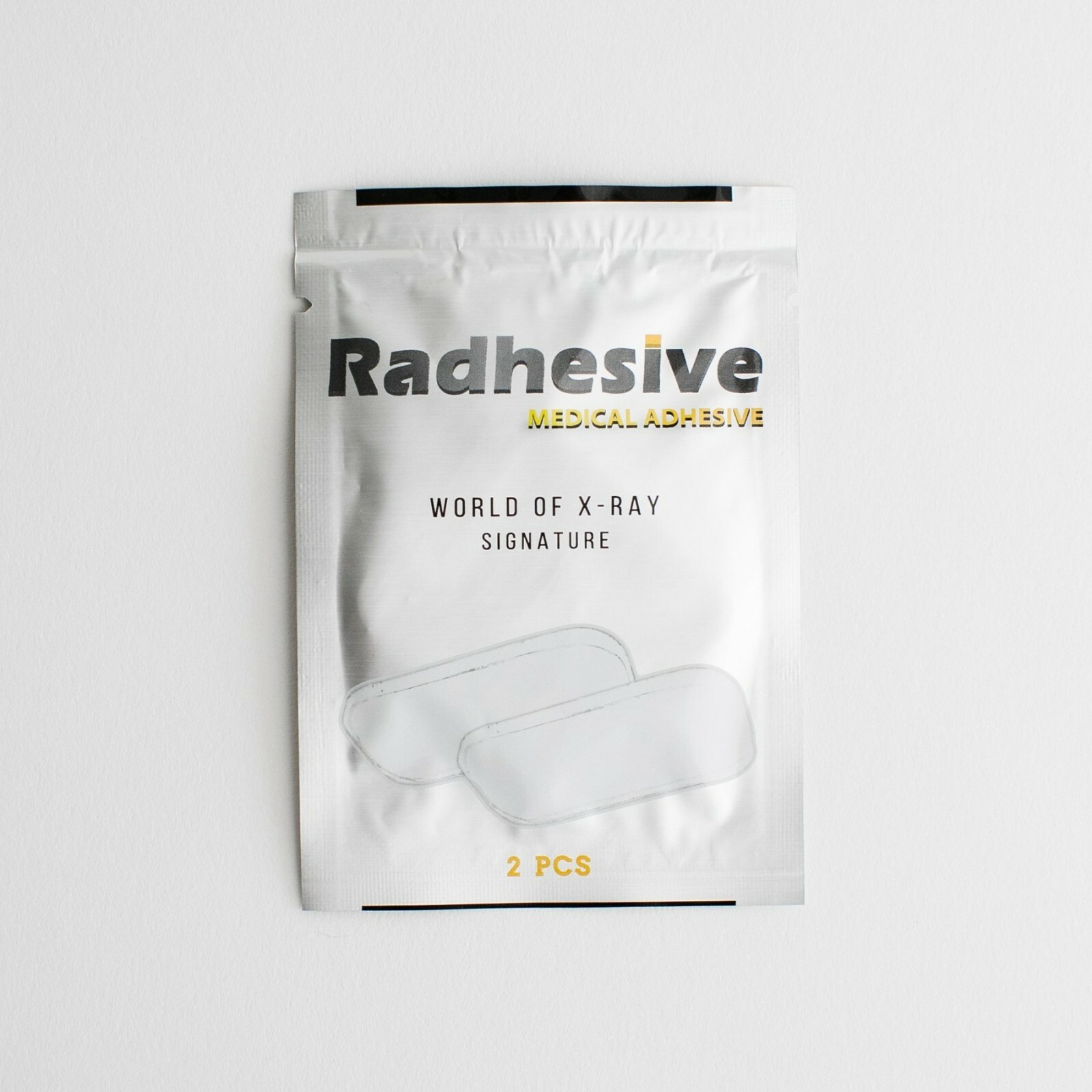 10 RADHESIVE with Gray X-Ray Marker Holder Medical Washable Adhesive Strips