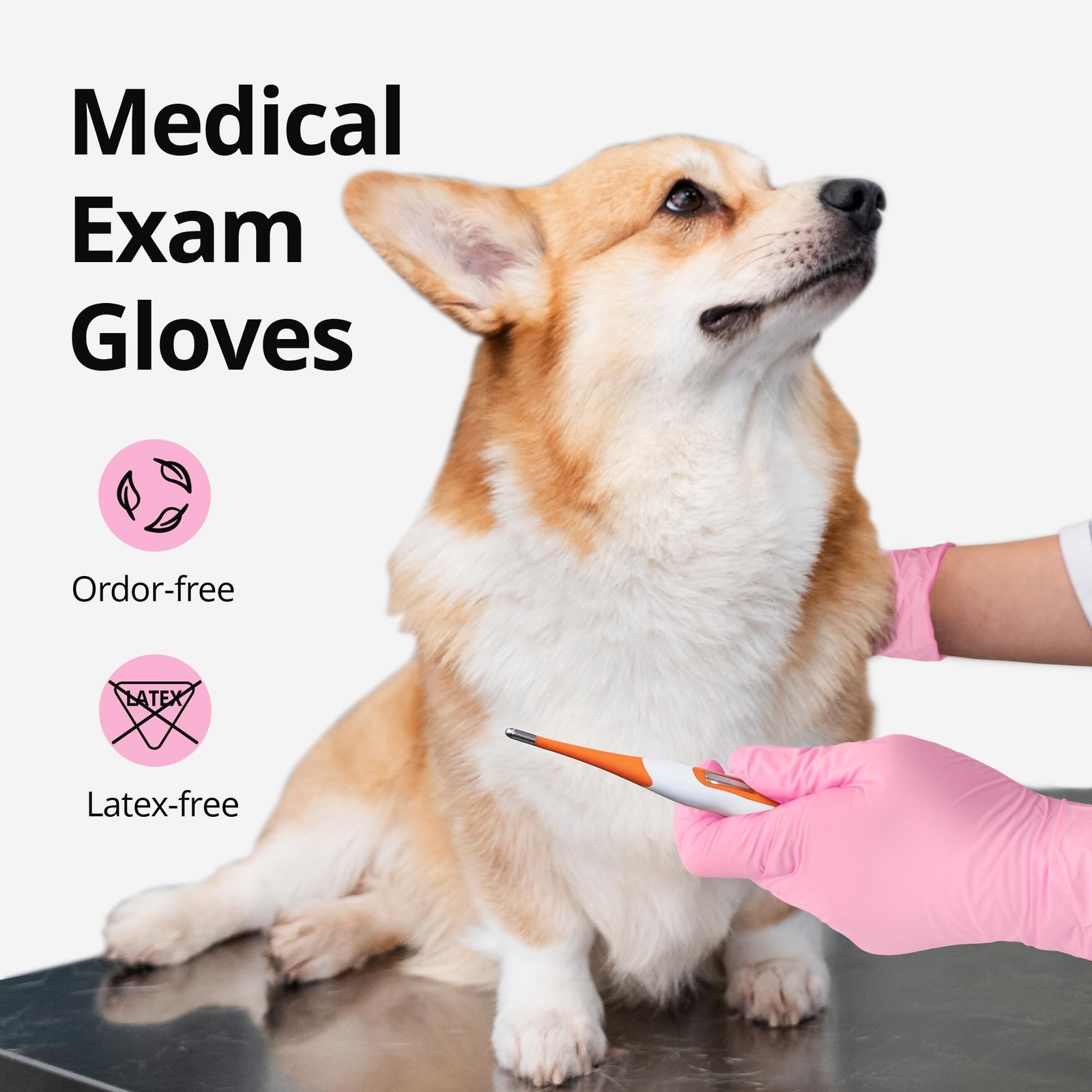 SwiftGrip Nitrile Exam Gloves, Small, 4 Mil, Powder Free, 1000 Count