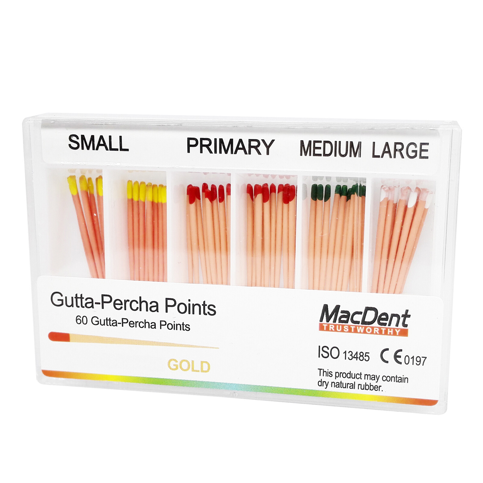 MacDent Dental Obturation Endodontic Gutta Percha Paper Points For WAVE ONE GOLD
