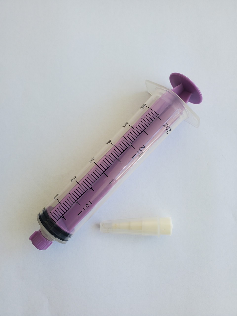 Lot Of 30 AMSINO AMSure Enteral Feed Flat Top Piston Syringe ENFit Tip ENS115T