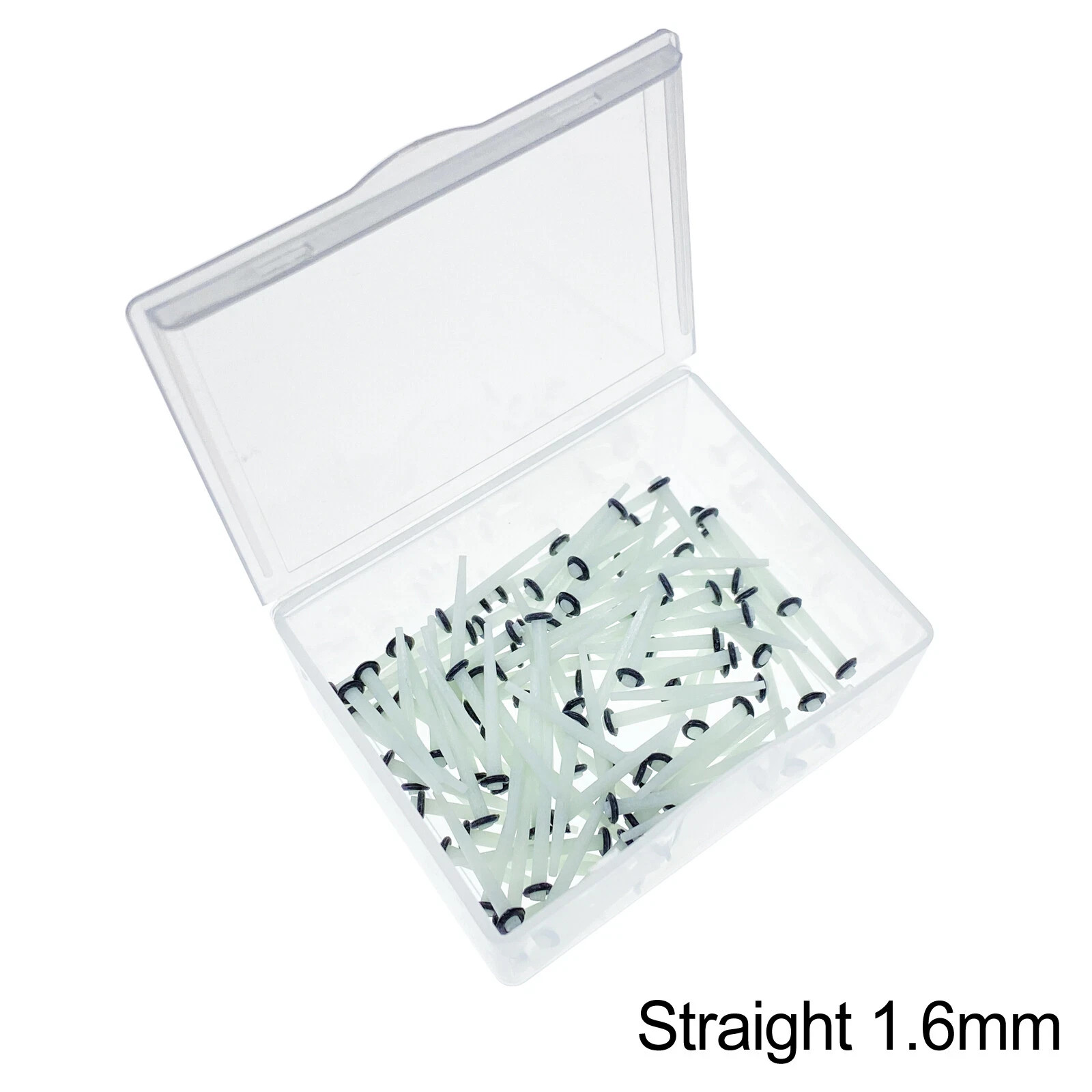 2Packs Dental Quartz Fiber Post Straight Restorative Posts 1.0/1.2/1.4/1.6/1.8mm
