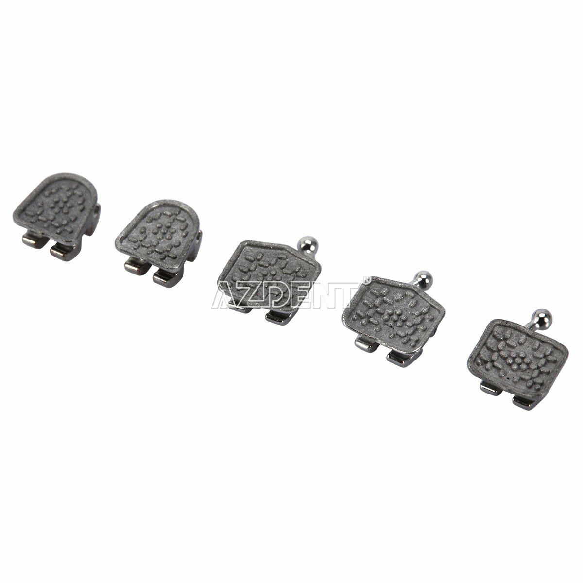 20 X Dental Orthodontic Brackets Braces Monoblock Mini Roth.022 345 Hooks AZDENT