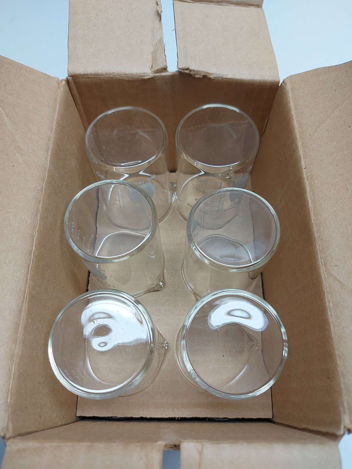 Kimble Kimax 14000 Griffin Beaker 100Ml Glass Graduated Case of 12. FAST SHIP!