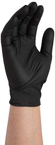 Classic Black Nitrile Extra Large Gloves Box, 100 Count