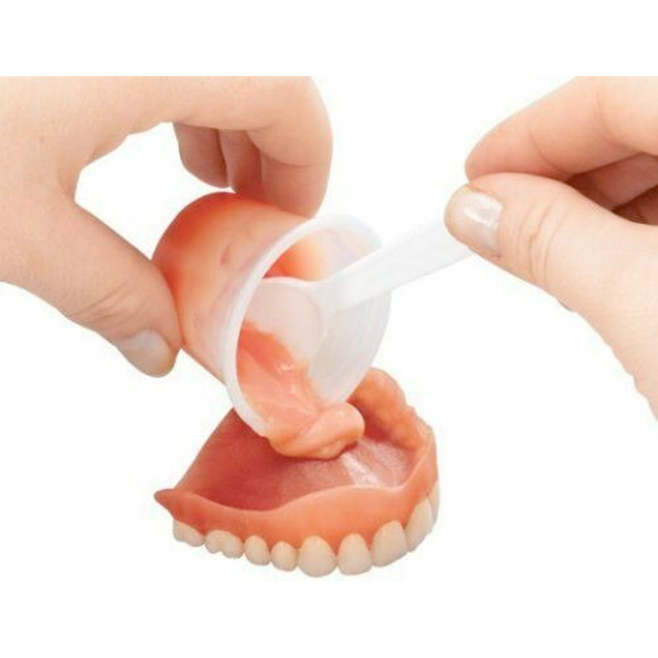 Dental Soft Reline Kit DIY Denture Tissue Conditioner Cushioning and Renewing