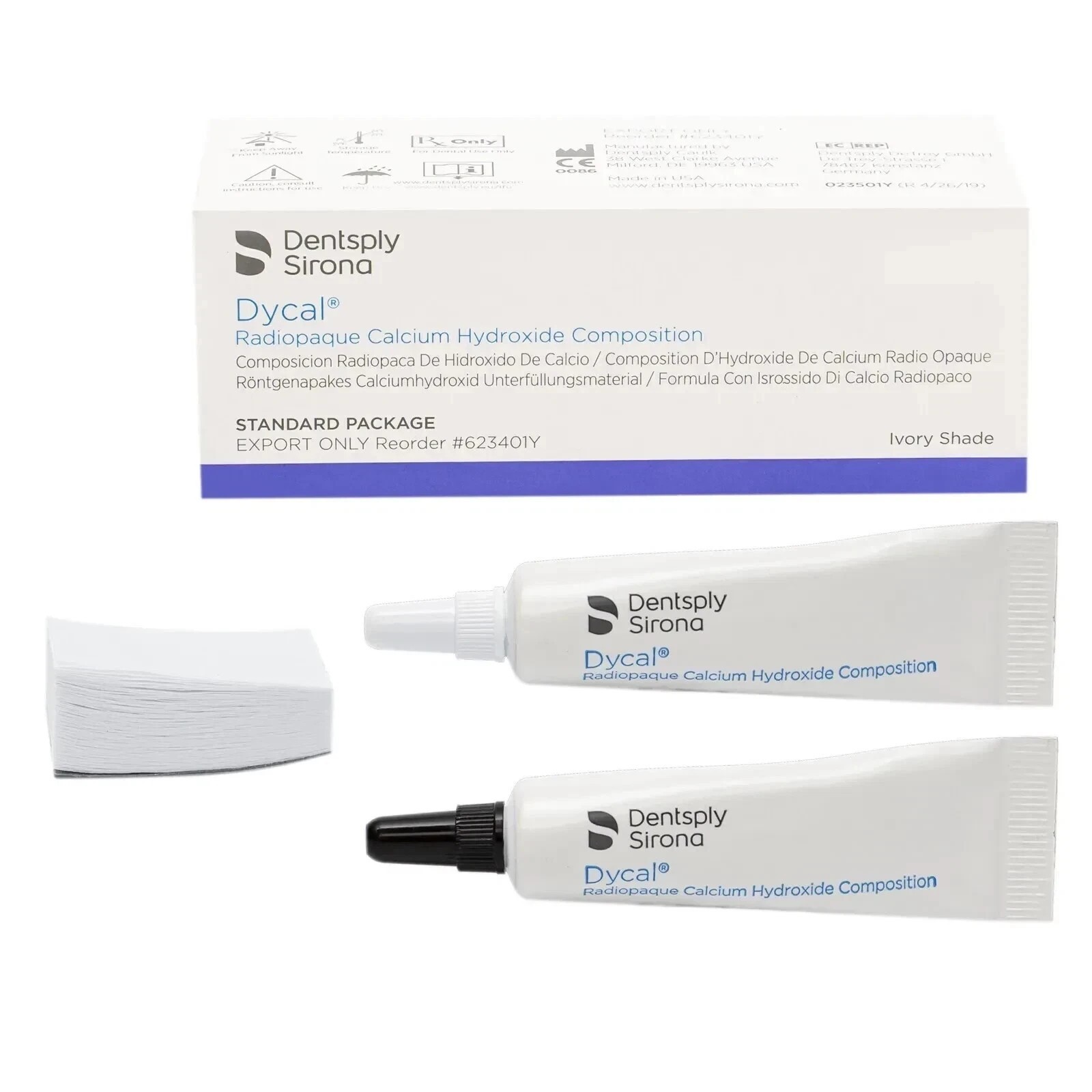 Dycal Ivory Dentin Radiopaque Calcium Hydroxide Dental Pulp Capping