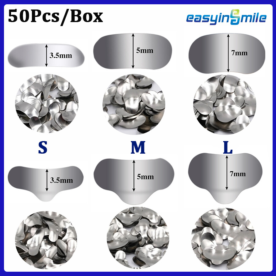 Dental Matrix Bands 50μm Tooth Interproximal Sectional Contoured Metal Matrices
