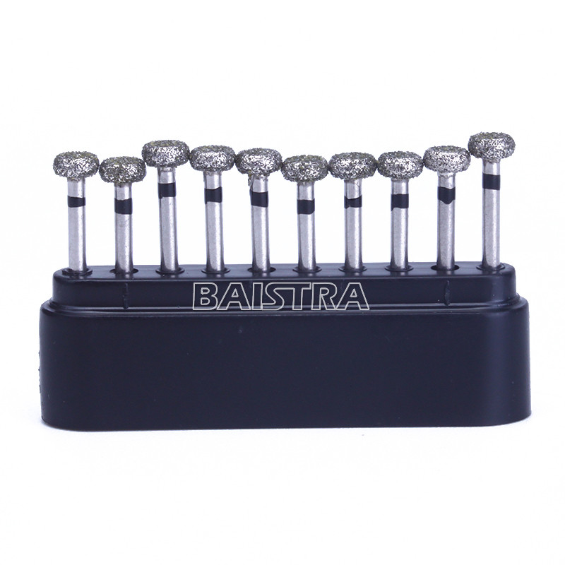 10Pcs AZDENT Dental Diamond Burs Super Coarse FG Burs for High Speed Handpiece