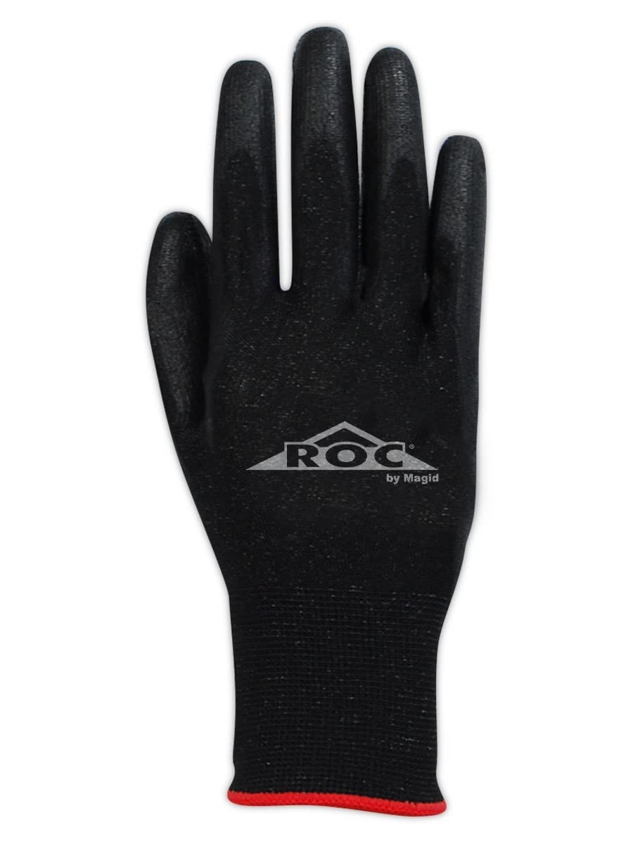 Magid Roc Ultra-Lightweight Polyurethane Coated Palm Work Gloves 12 Pairs Gp180