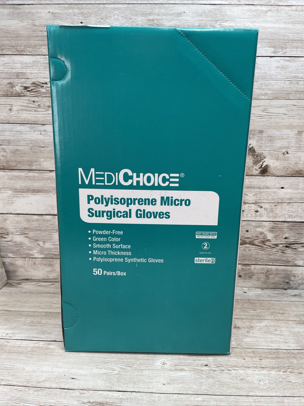 1 CASE MediChoice Polyisoprene Micro Surgical Gloves Sterile Size: 9 *See Dates*