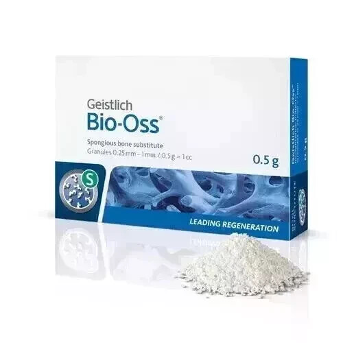 Geistlich “Bio-Oss” Large Granules(1mm-2 mm) Bone Grafting Material 0.5 g./1.5cc