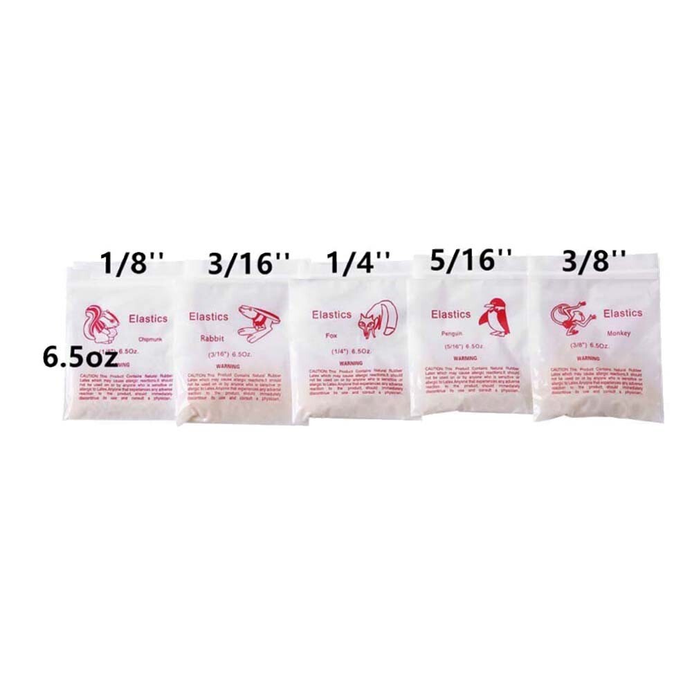 1 Bag 100PCS Dental Orthodontic Elastic Rubber Bands Brace 6.5OZ 3/8″ Monkey