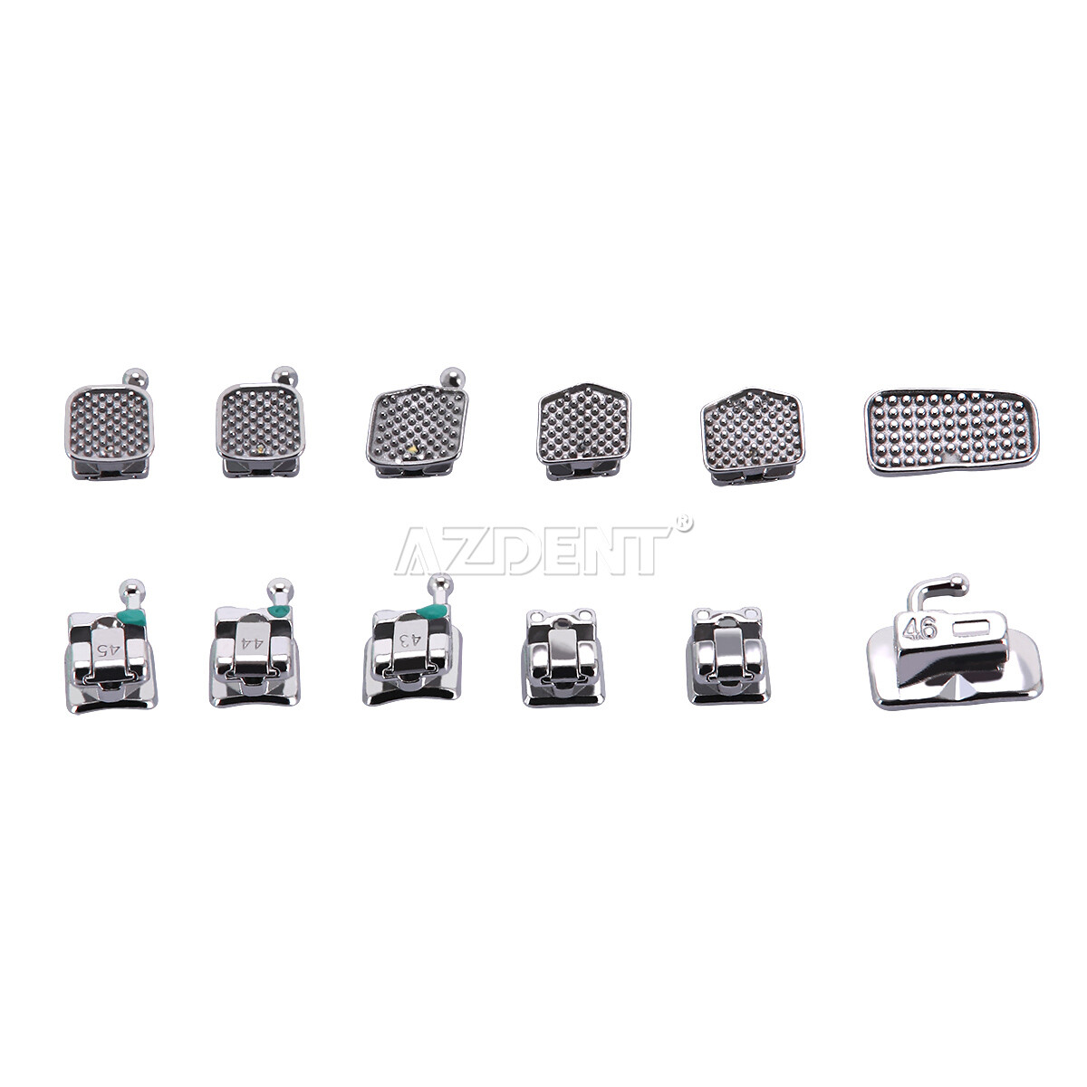 AZDENT Dental Ortho Reverse Pull Headgear Facemask /Brackets Brace Roth.022 /Wax