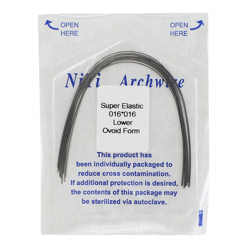 arcos de ortodoncia Orthodontic Arch Wire NiTi Stainless Steel Acero Inoxidable