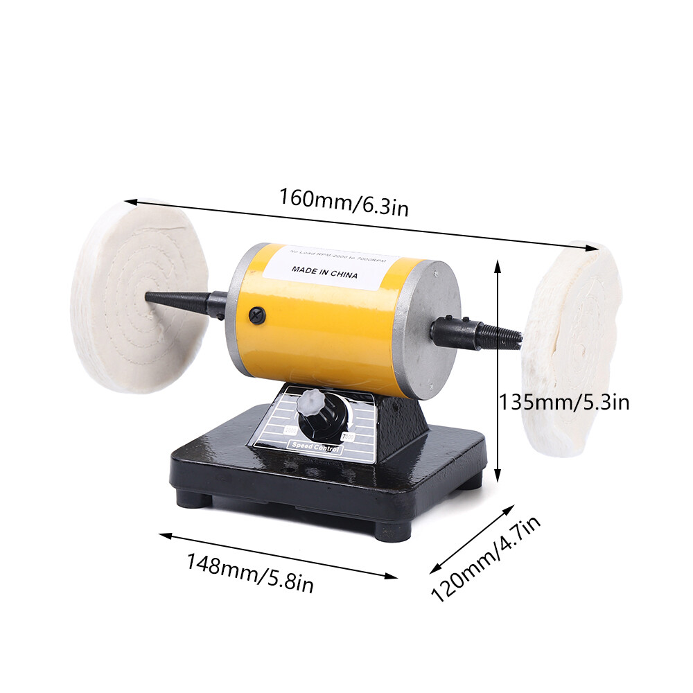 110V Lathe Buffing For Jewelry Dental Mini Polishers Polishing Machine Grinders