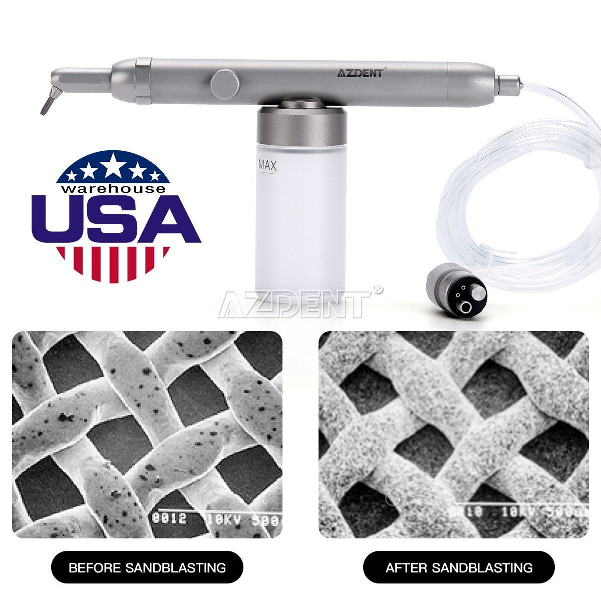 Dental Aluminum Oxide Blaster M4 Interface Air Abrasion Microetcher Sandblaster