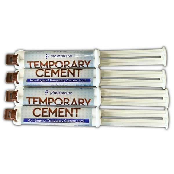 plastcareusa Temporary Cement, Eugenol-free, Lemon, 4 – 10 Gram Syringes