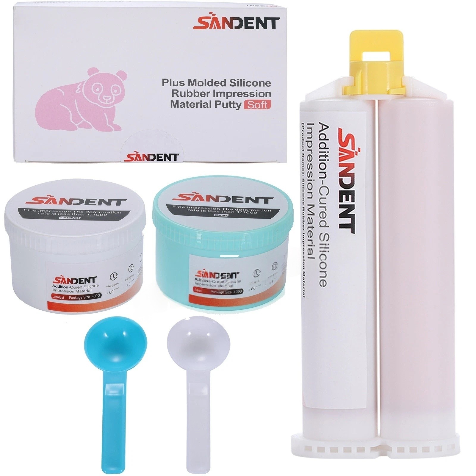 Dental VPS Impression Material Light/Heavy Body Fast Set SANDENT