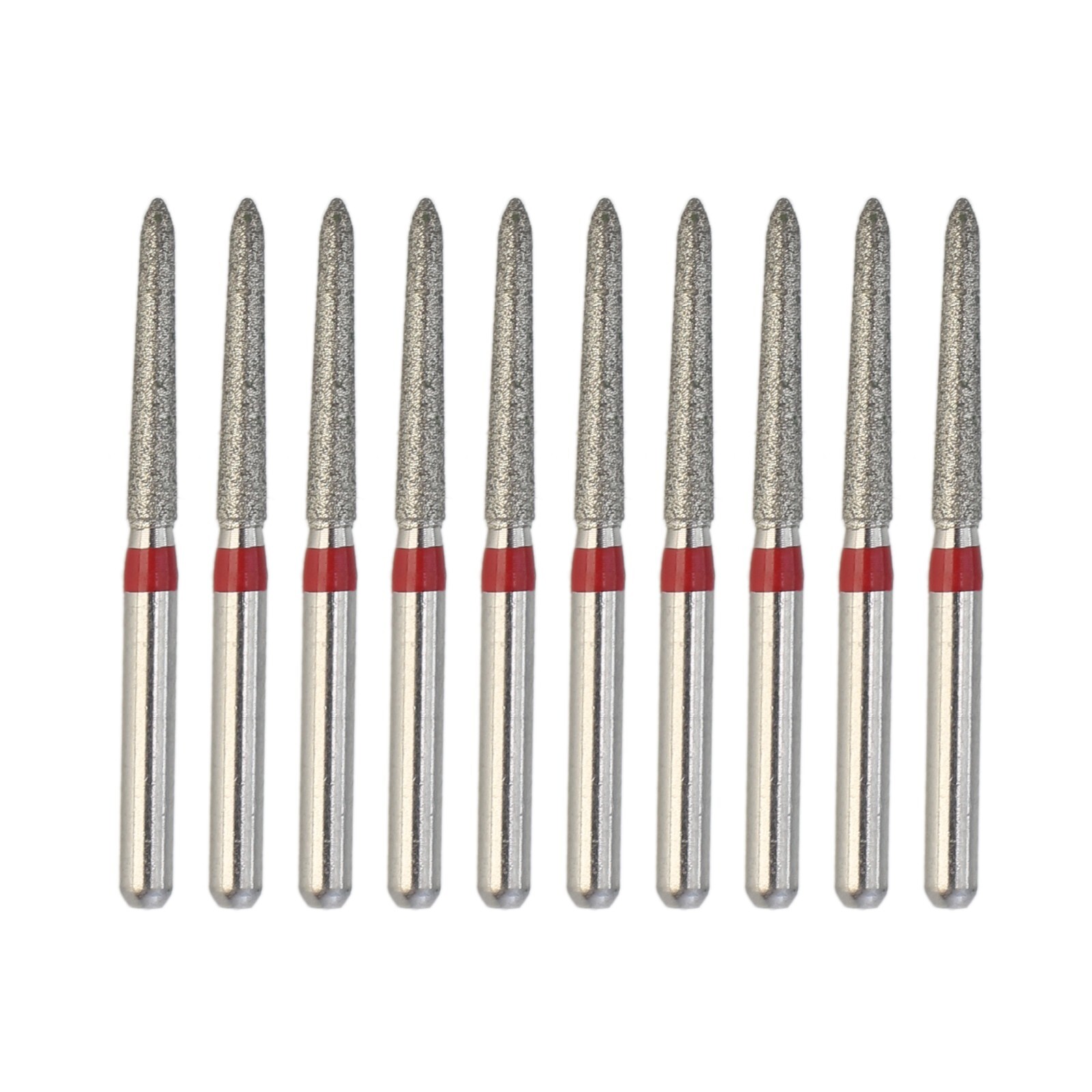 Dental Diamond Burs Modified Chamfer CF/22F Coarse Grit For High Speed Handpiece
