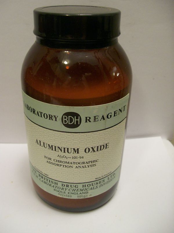 Aluminum Oxide, Chromatography, BDH, 500 gm (sealed)