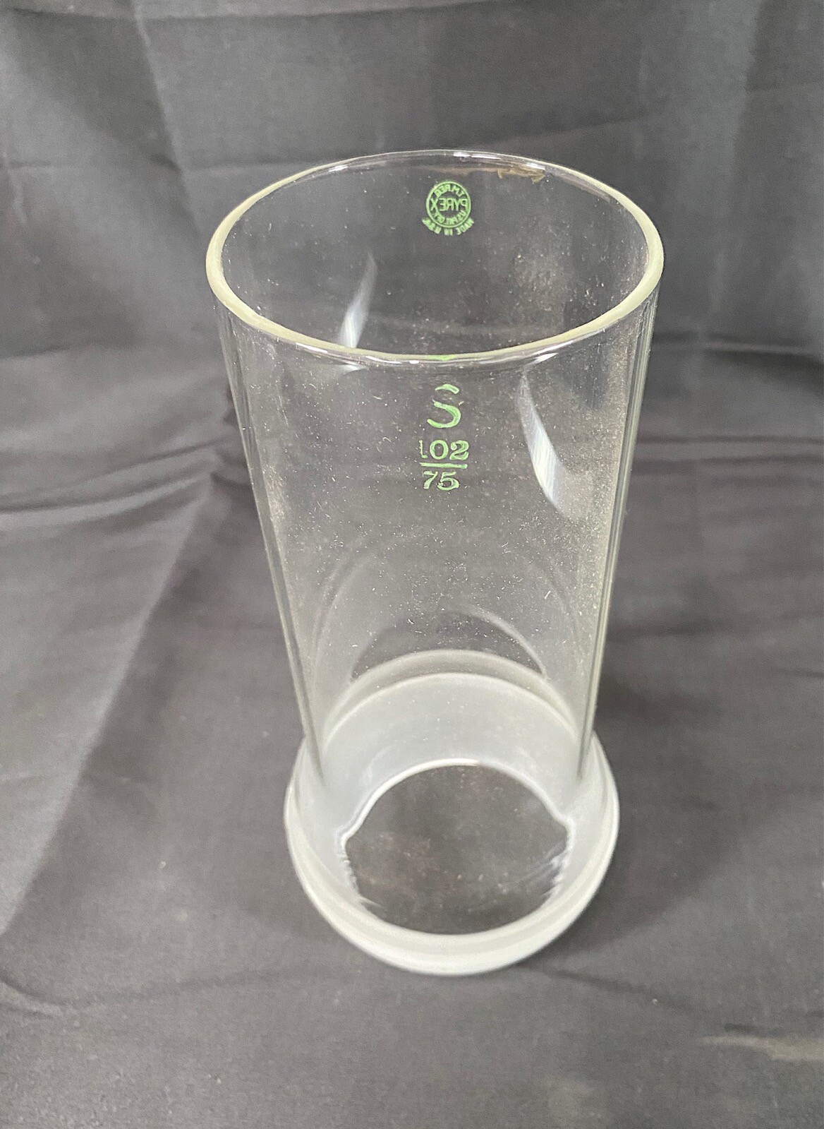 PYREX 102/75 Ball And Socket Ground Joint Laboratory Glassware #6762 Ball Only
