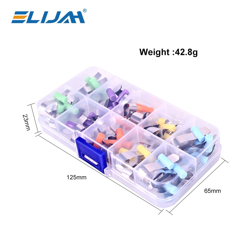 50Pcs/Box Dental Auto-matrix Forming Sheet Retainerless Sectional Matrices Bands