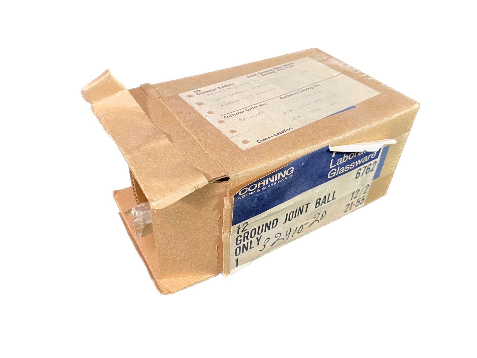 PYREX 12/2 Ground Joint Corning Laboratory Glassware #6762 Ball Only (12/box)