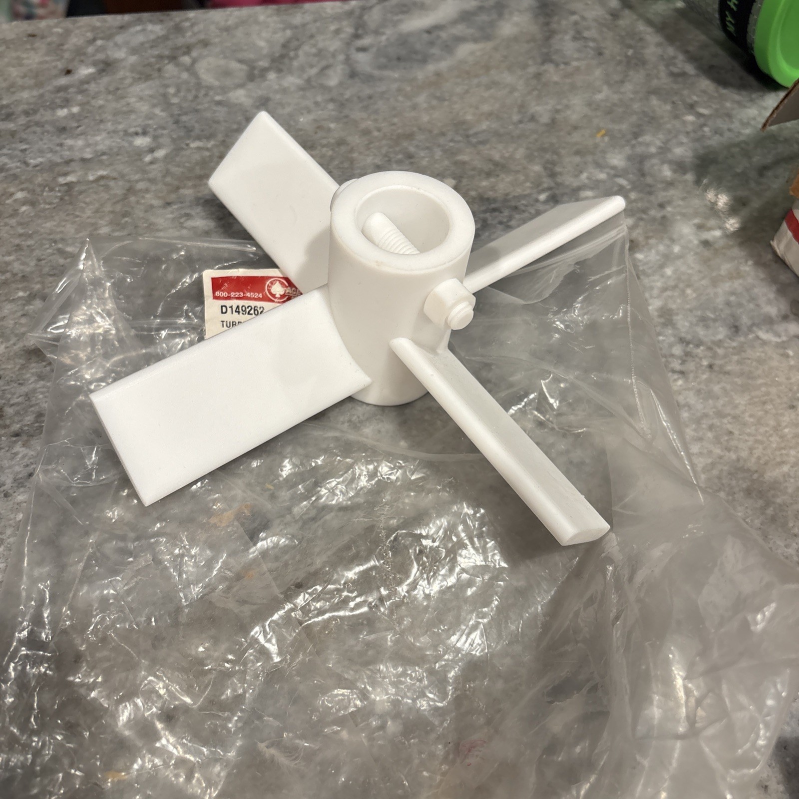 NEW ACE Glass 8” 28mm HDPE Reactor Agitator #D149229 Scientific