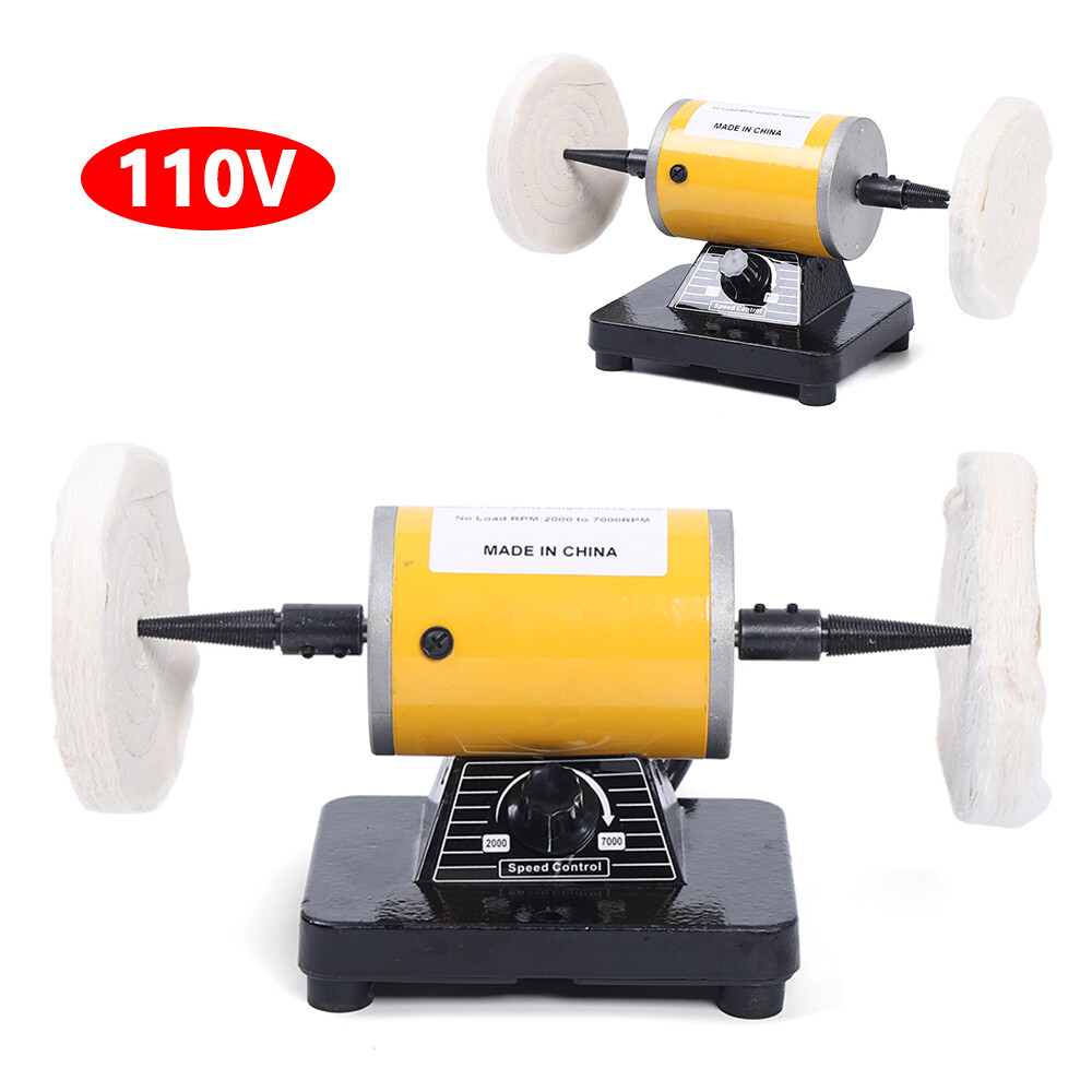 110V Lathe Buffing For Jewelry Dental Mini Polishers Polishing Machine Grinders