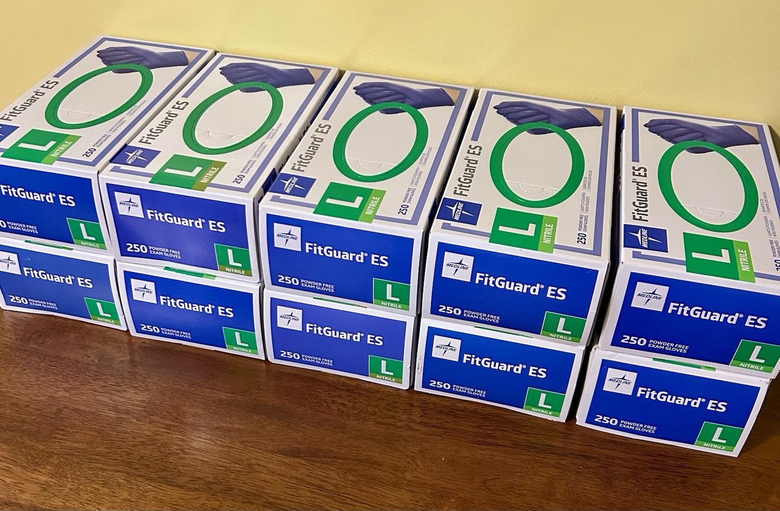 FULL CASE Medline FitGuard Nitrile Exam Glove – 2500 Gloves NEW AND SEALED