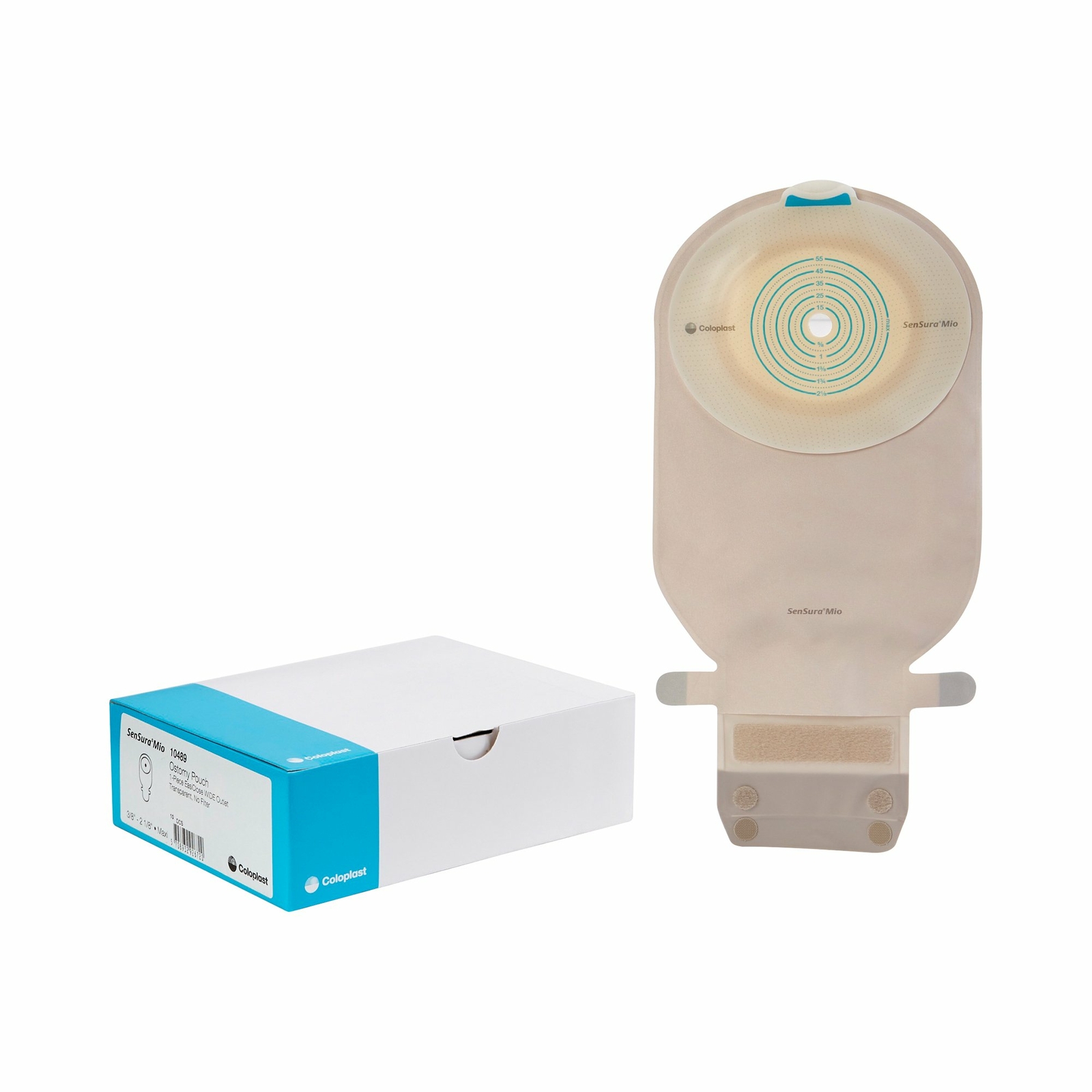 SenSura Mio Ostomy Pouch 3/8 to 2-1/8 Inch Stoma 1pc System 10 Ct