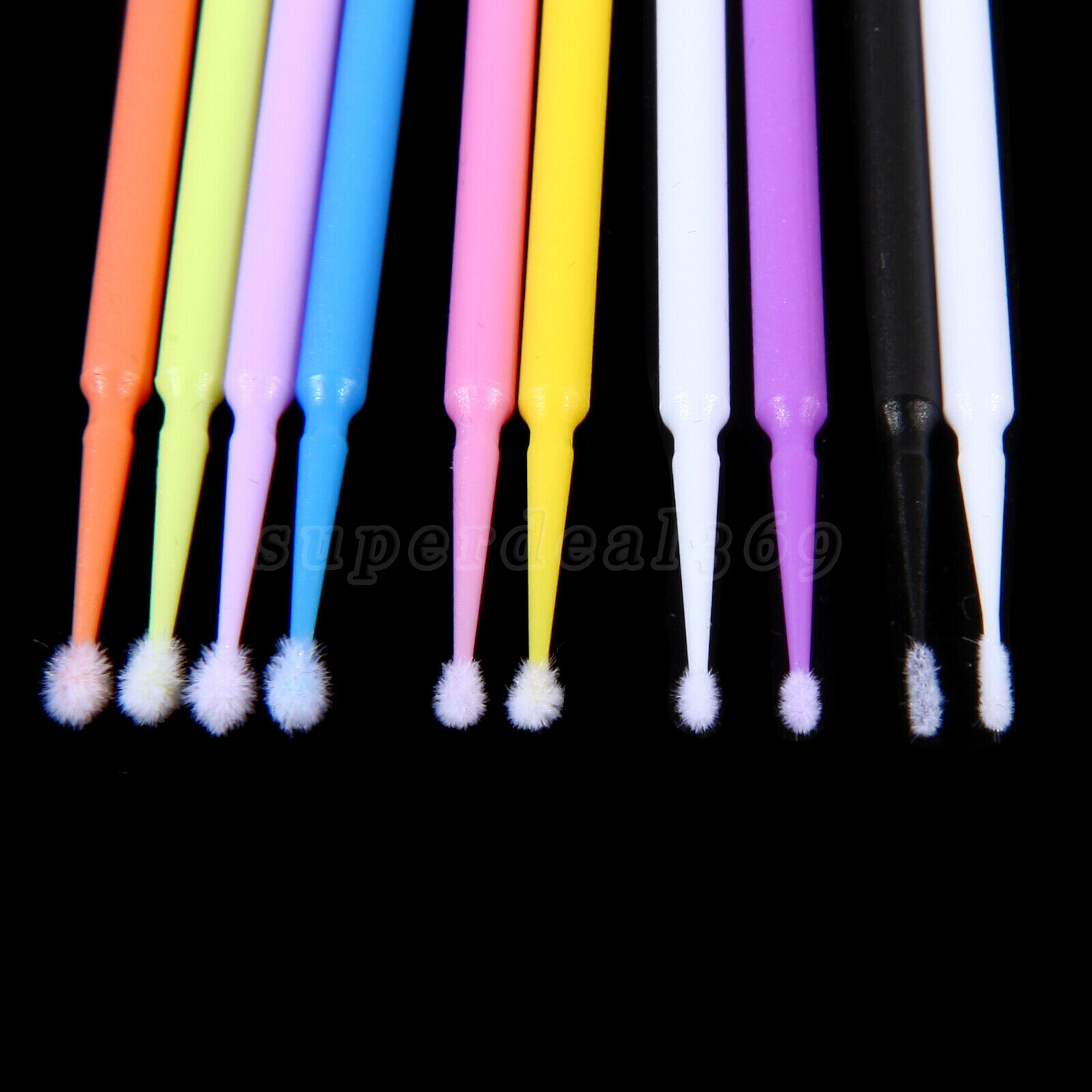 Dental Micro Applicators Disposable Makeup Eyelash Brush Swab Mascara Wand