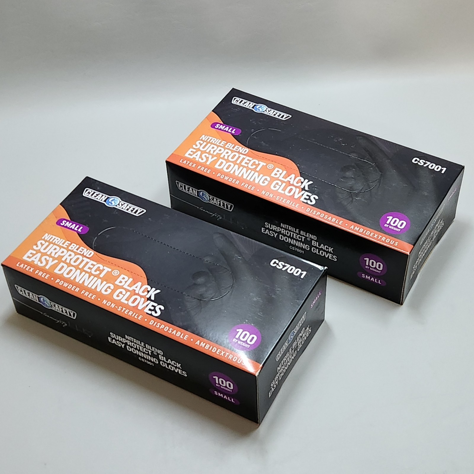 Surprotect Nitrile Blend Black Easy Donning Gloves – 7000 (6 MIL), 2 x 100/box S