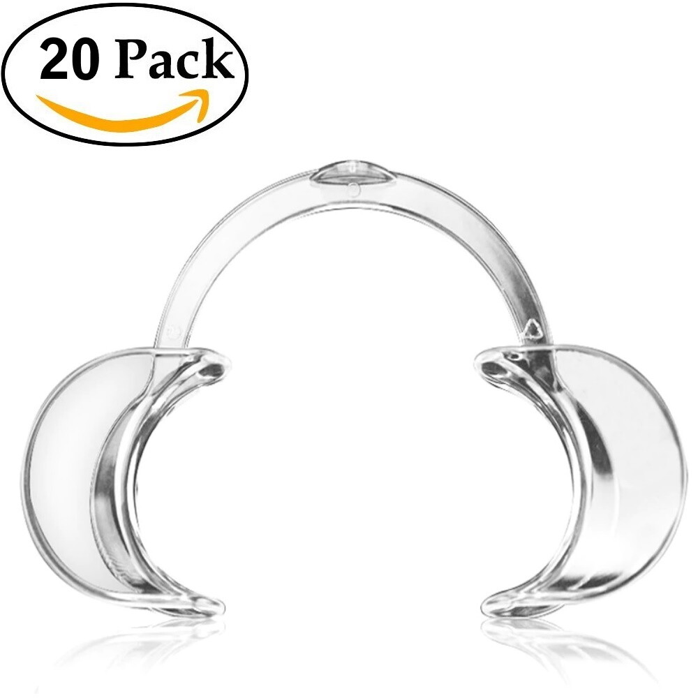 20pcs C-Shape Teeth Whitening Intraoral Cheek Lip Retractor Mouth Opener LARGE