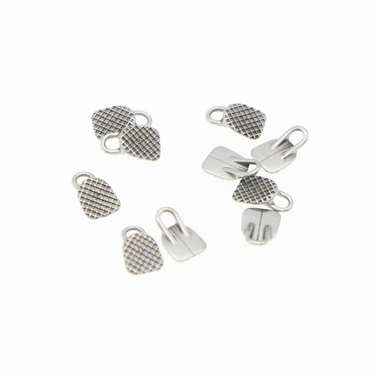 100pcs Dental Orthodontic Traction Hook Bondable Round Rectangular Type 10 Bags