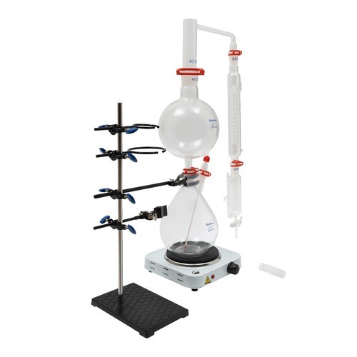 2000ml Essential Oil Steam Distillation Apparatus Kit Water Distiller Purifier