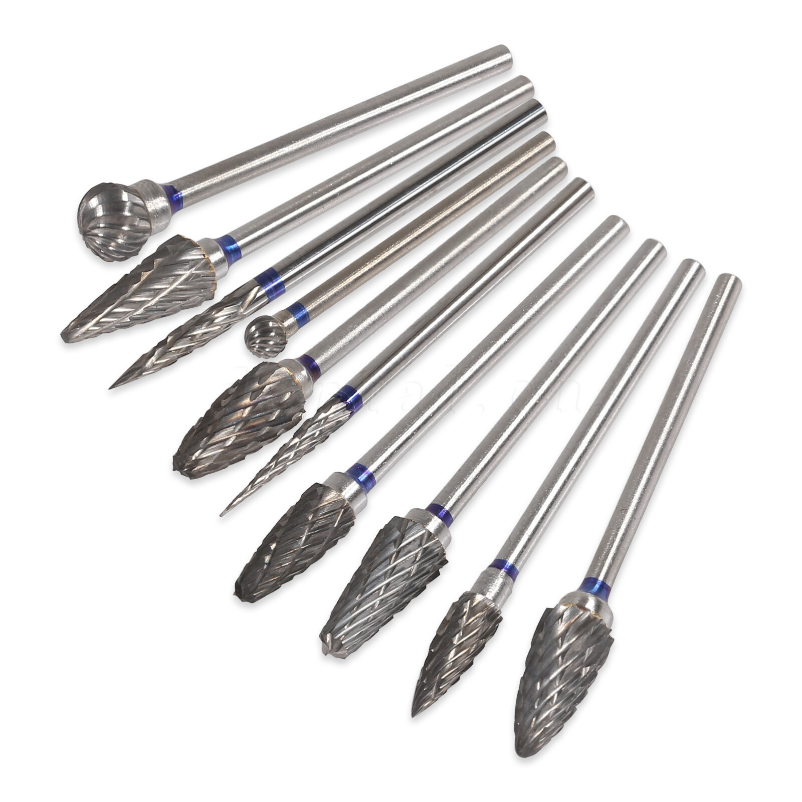 10 Pcs Dental Lab Tungsten Steel Carbide Burs Polishing Bur Drills HP 2.35mm