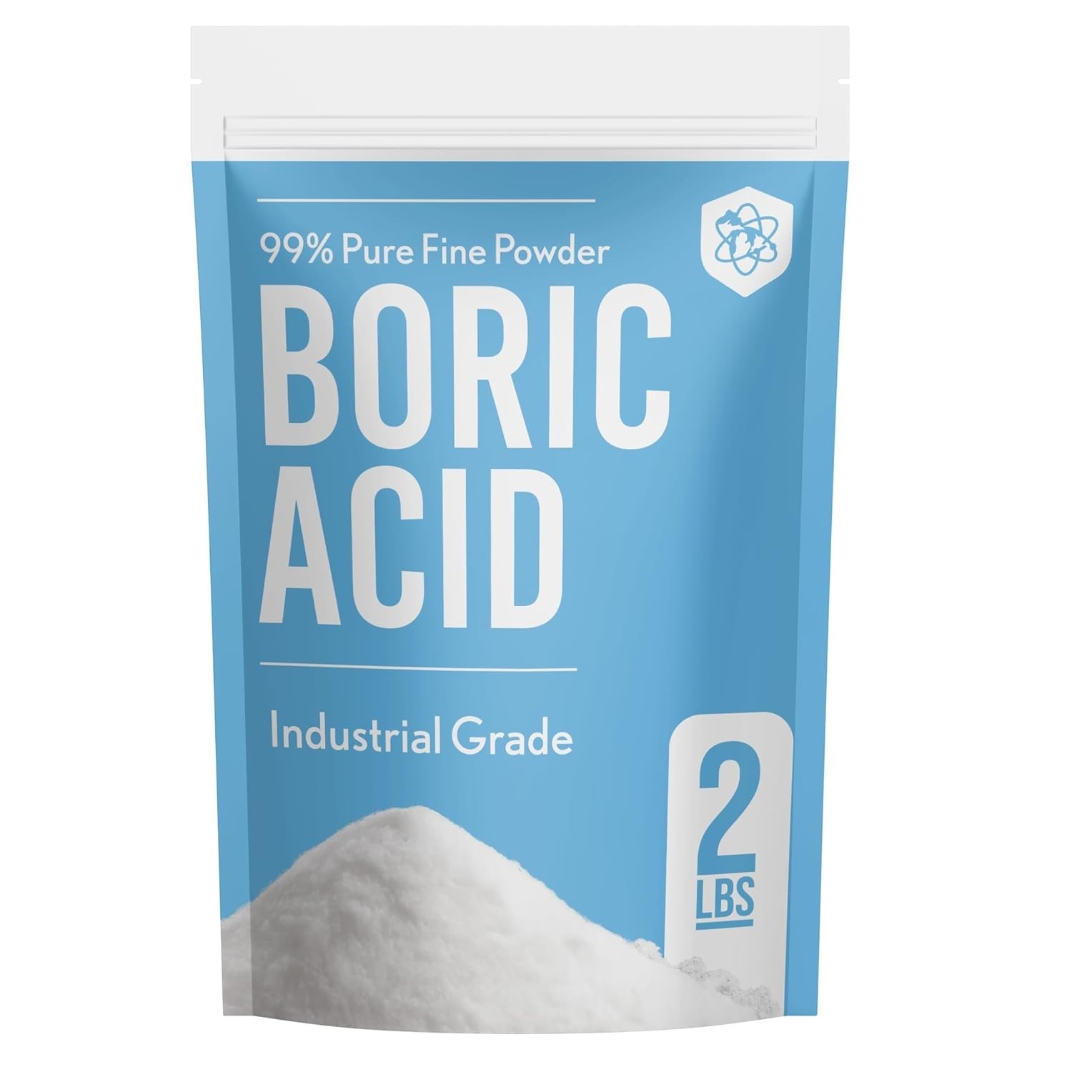 99% Boric Acid Powder – 2lb – Industrial Grade – Fine Powder Boric Acid