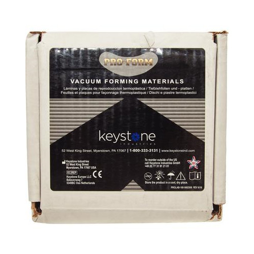 Keystone 9614820 ProForm Splint Material Stiff 5″ X 5″ .100″ Clear 50/Bx