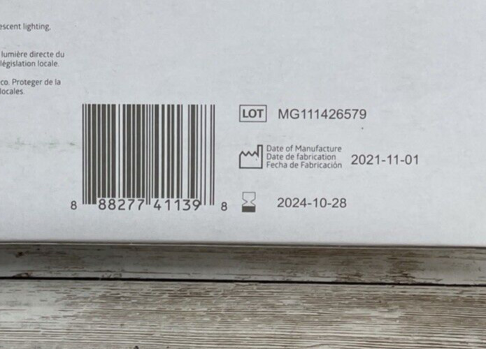*6 BOXES* MEDLINE FITGUARD ES Stretch Vinyl Exam Gloves Size: LARGE, EXP: 10/24