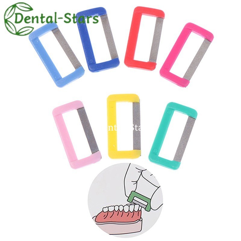 Dental Ortho IPR Polishing Strips Interproximal Enamel Reduction 1/2 Sides Sand