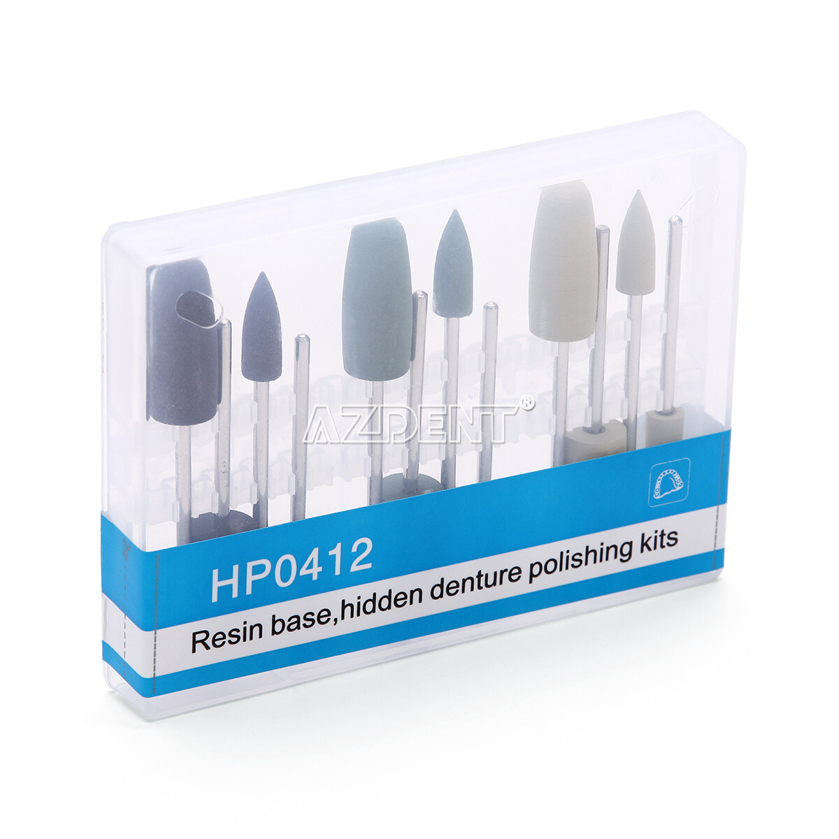 Dental Diamond Burs Cups Composite Polishing Kit Ceramics RA HP FG Shank Type