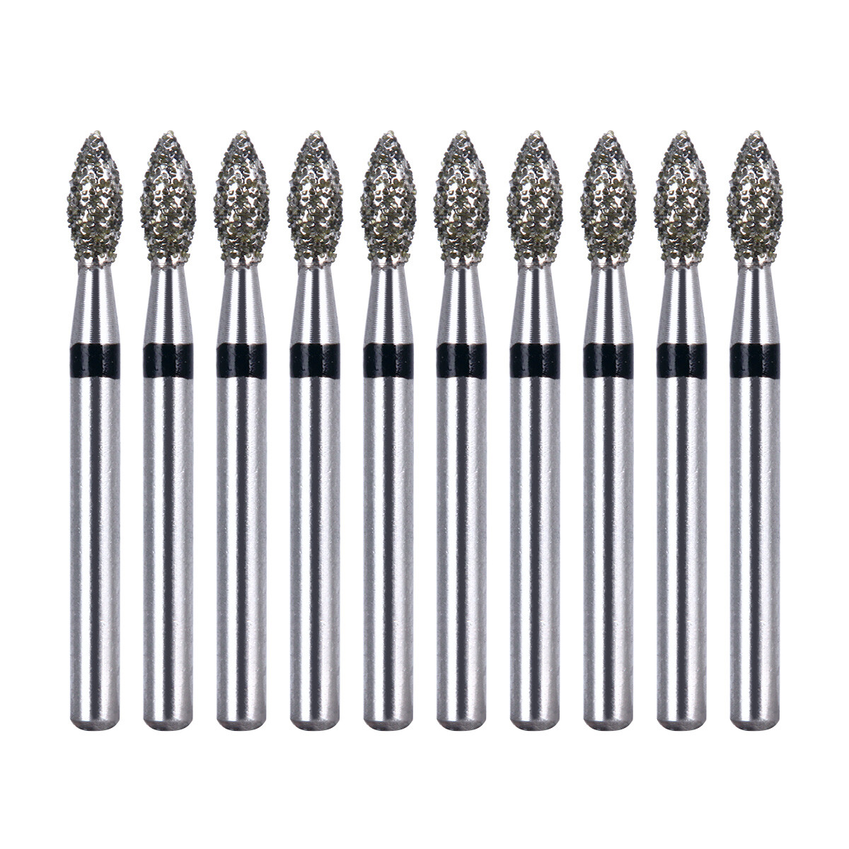 AZDENT Dental Super Coarse Diamond Burs FG Drills for High Speed Handpiece
