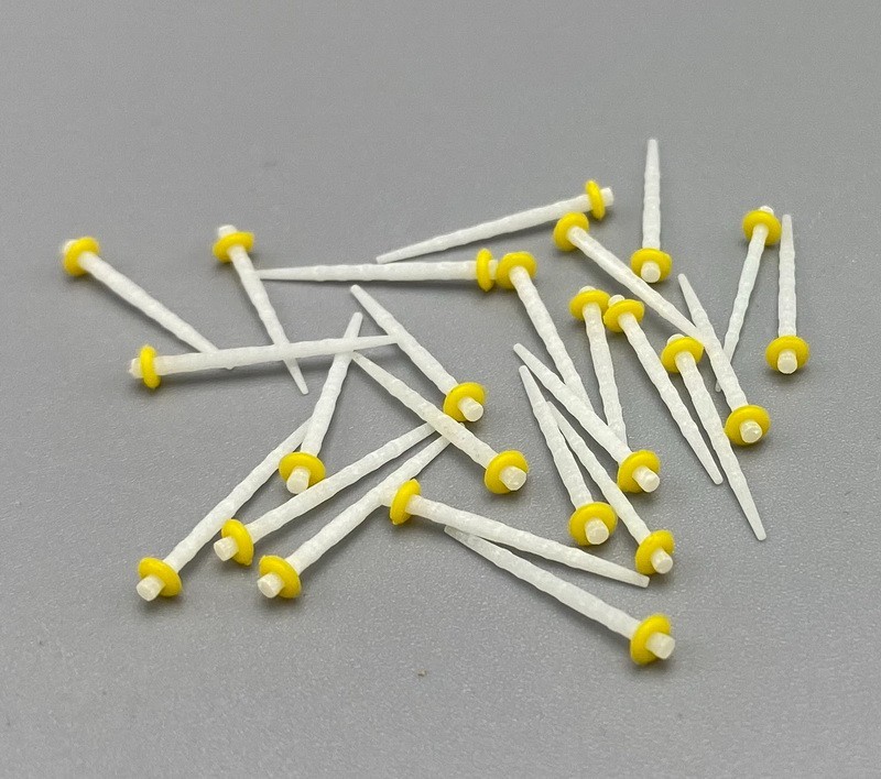 200Pcs/box Dental Fiber Post Quartz/Glass Screw/Straight Teeth Restorative 1.2mm