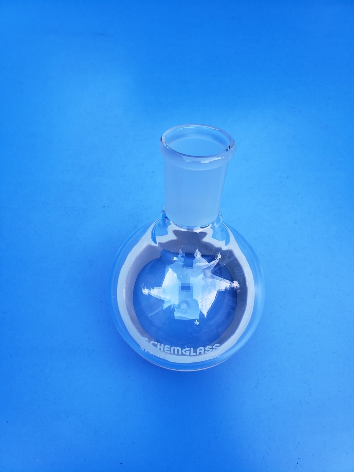 Chemglass CG-1506-21 500ml Single Neck Flask 29/42 Outer Joint