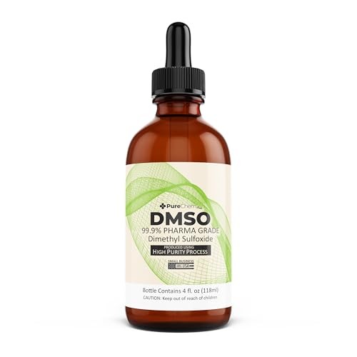 PureChemPros DMSO Pharmaceutical Grade 99.9% Pure (Dimethyl Sulfoxide) Low Od…