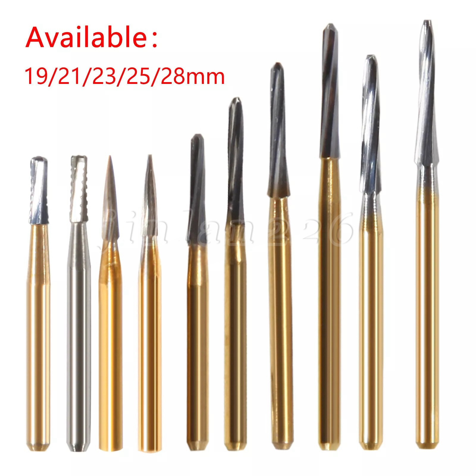 Dental Tungsten Steel Burs For High Speed Handpiece FG7901 FG7902 FG7406 FG7408